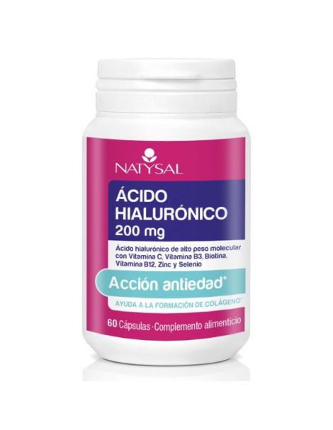 Ácido Hialurónico Natysal - 30 cápsulas