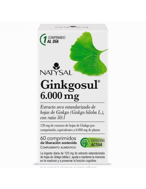 Ginkgosul Natysal - 60 comprimidos