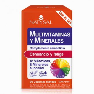Multivitaminas y Minerales Natysal - 30 comprimidos