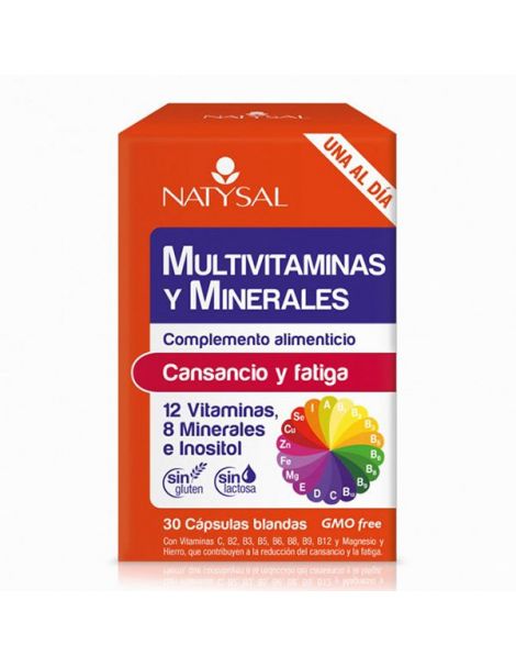 Multivitaminas y Minerales Natysal - 30 comprimidos