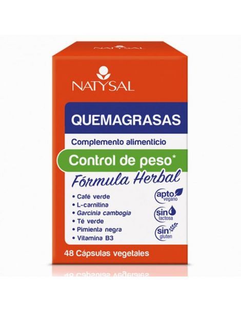 Quemagrasas Natysal - 48 cápsulas