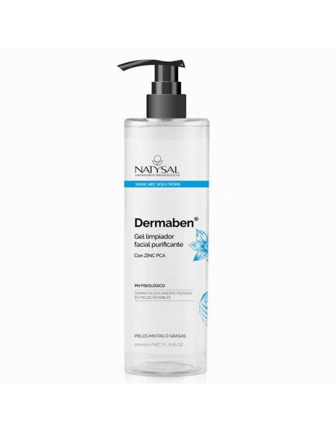 Gel Limpiador Facial Dermaben Natysal - 200 ml.