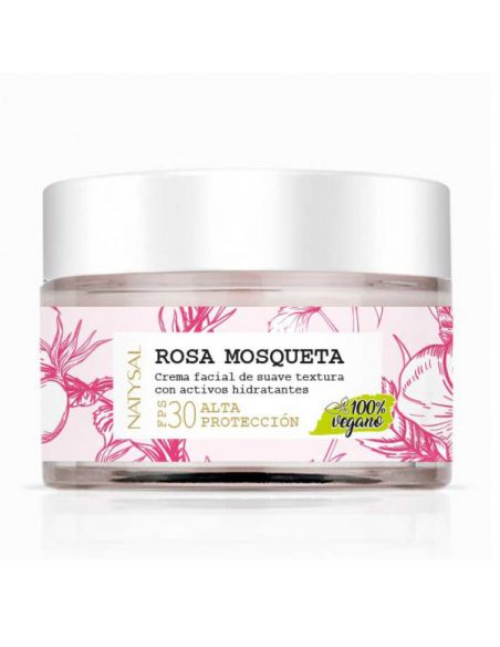 Crema de Rosa Mosqueta FPS30 Natysal - 50 ml.