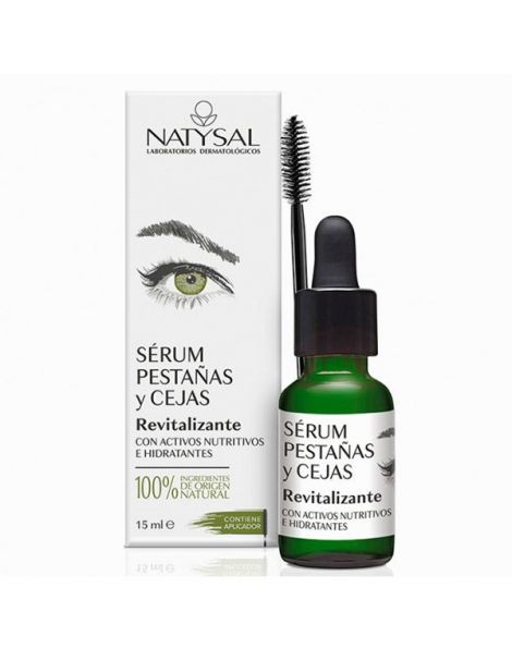 Sérum Revitalizante Pestañas y Cejas Natysal - 15 ml.