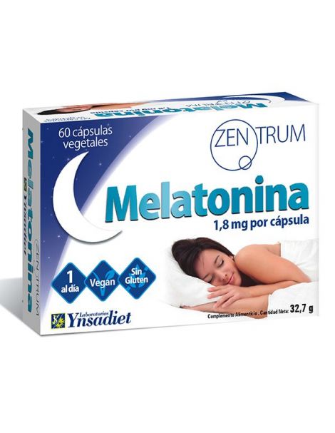 Melatonina Zentrum - 60 cápsulas