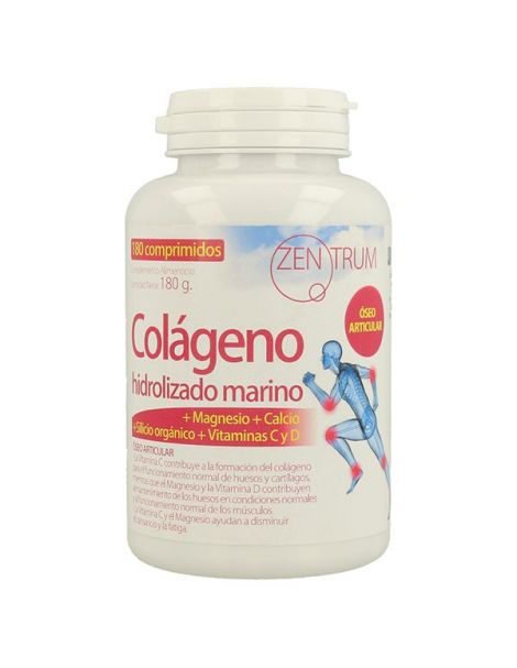 Colágeno Hidrolizado con Magnesio Zentrum - 300 comprimidos