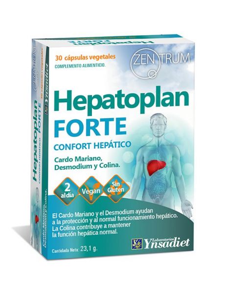 Hepatoplan Forte Zentrum - 30 cápsulas