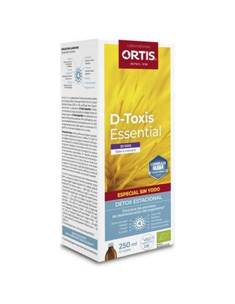 D-Toxis Essential Sin Yodo Ortis - 250 ml.
