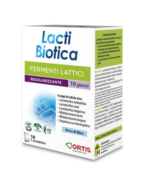 LactiBiotica Ortis - 10 sobres