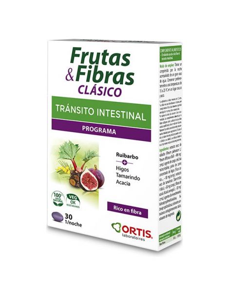 Fruta y Fibra Clásico Ortis - 30 comprimidos