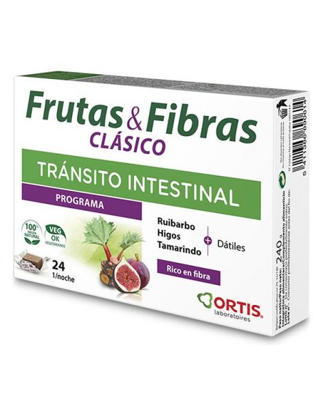 Fruta y Fibra Clásico Ortis - 24 cubitos