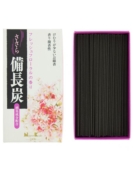 Incienso Sasara Binchotan Fresh Floral - caja 190 barritas