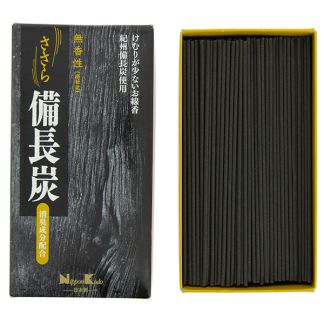 Incienso Sasara Binchotan Pure (sin aroma) - caja 190 barritas
