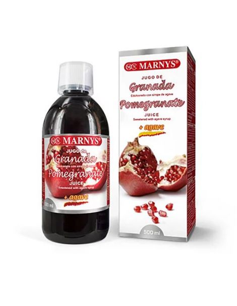 Zumo de Granada y Ágave Marnys - 500 ml.