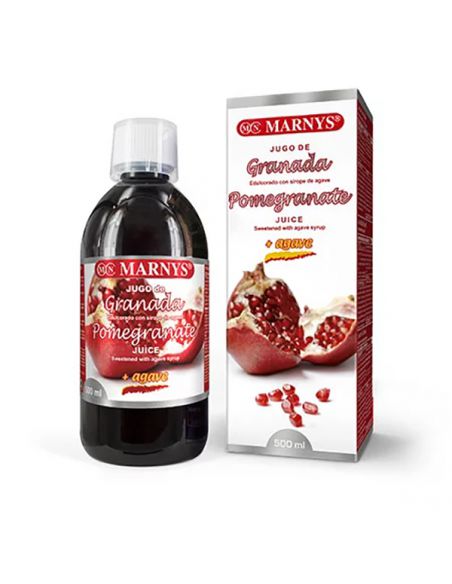 Zumo de Granada y Ágave Marnys - 500 ml.