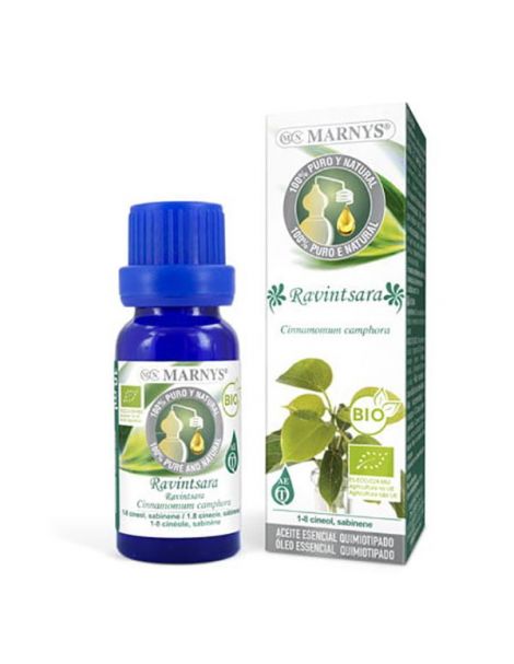 Aceite Esencial Alimentario Ravintsara Marnys - 10 ml.