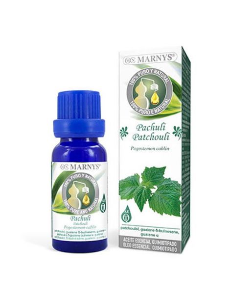 Aceite Esencial Alimentario Patchouli Marnys - 15 ml.