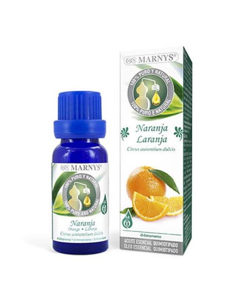 Aceite Esencial Alimentario Naranja Marnys - 15 ml.
