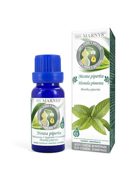 Aceite Esencial Alimentario Menta Piperita Marnys - 15 ml.