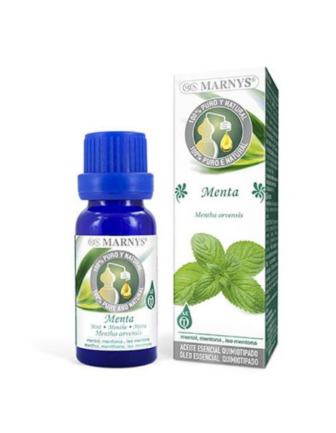 Aceite Esencial Alimentario Menta Arvensis Marnys - 15 ml.