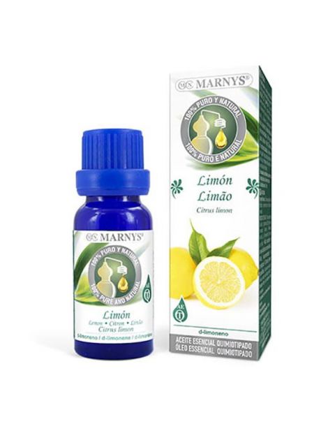 Aceite Esencial Alimentario Limón Marnys - 15 ml.