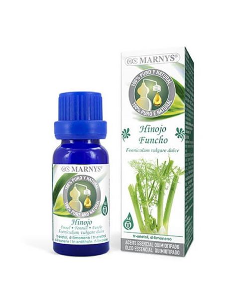 Aceite Esencial Alimentario Hinojo Marnys - 15 ml.