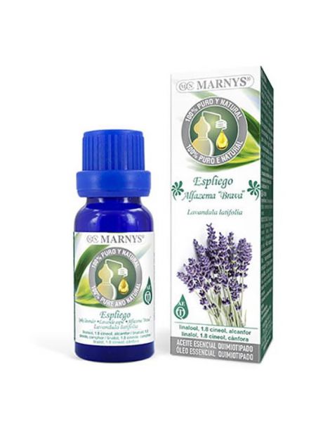 Aceite Esencial Alimentario Espliego Marnys - 15 ml.