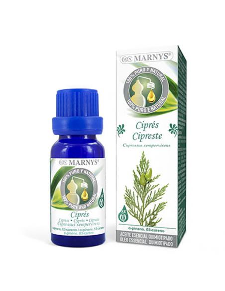 Aceite Esencial Alimentario Ciprés Marnys - 15 ml.