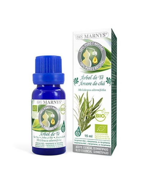 Aceite Esencial Alimentario de Árbol de Té Bio Marnys - 15 ml.