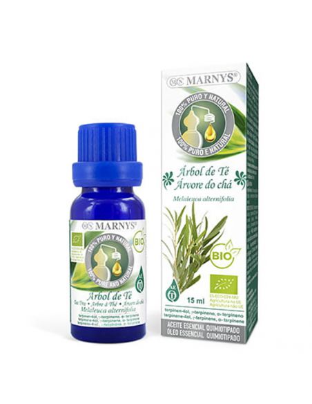 Aceite Esencial Alimentario de Árbol de Té Bio Marnys - 15 ml.
