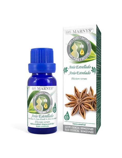 Aceite Esencial Alimentario Anís Estrellado Marnys - 15 ml.
