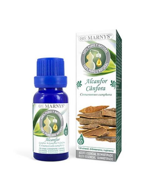 Aceite Esencial Alimentario Alcanfor Marnys - 15 ml.