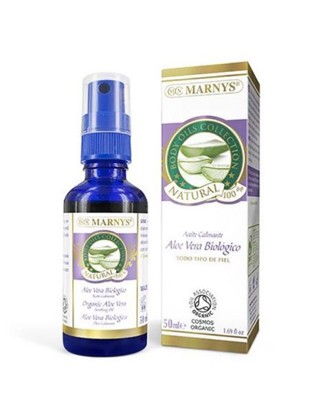 Aceite Calmante Aloe Vera Bio Marnys - spray 50 ml.