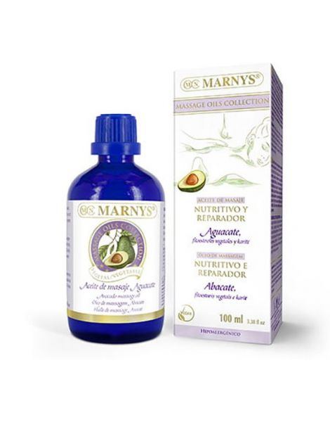 Aceite de Aguacate Masaje Marnys - 100 ml.