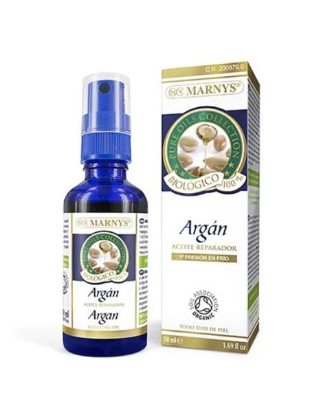 Aceite de Argán Bio Marnys - spray 50 ml.