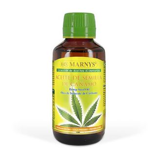 Aceite de Semillas de Cáñamo (Cannabis) Alimentario Marnys - 125 ml.