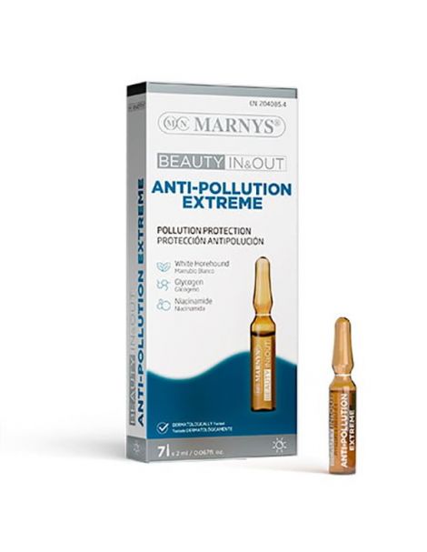 Beauty IN & OUT Antipollution Extreme Marnys - 7 ampollas