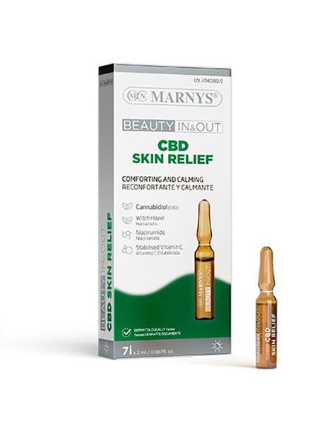 Beauty IN & OUT CBD Skin Relief Marnys - 7 ampollas
