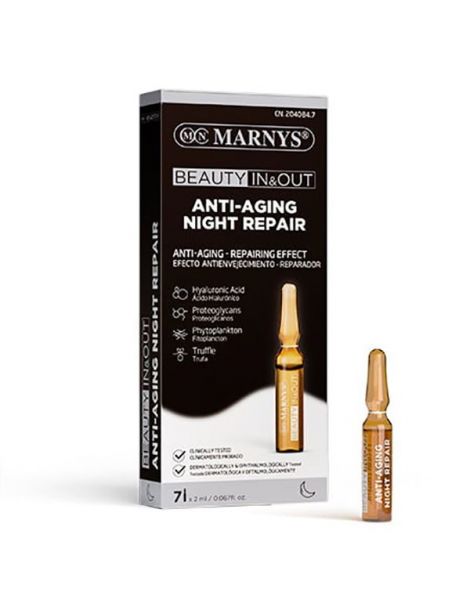 Beauty IN & OUT Night Repair Marnys - 7 ampollas