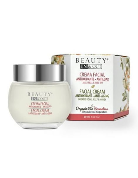 Beauty IN & OUT Crema Facial Antioxidante Bio Marnys - 50 ml.