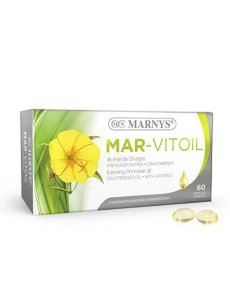 Mar-Vitoil Aceite de Onagra 1050 mg. Marnys - 60 perlas