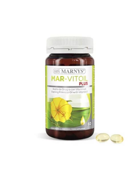 Mar-Vitoil Aceite de Onagra 500 mg. Marnys - 60 perlas