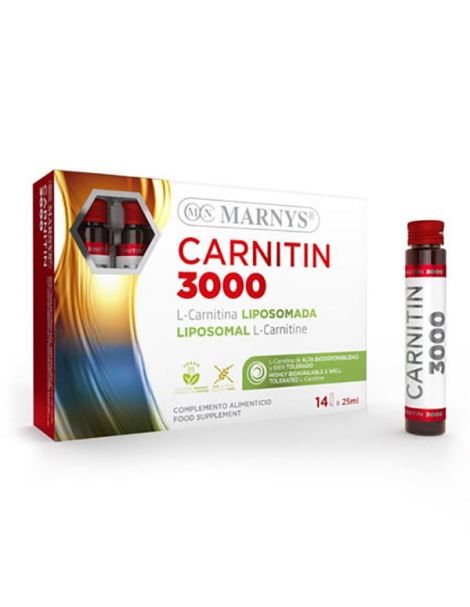 Carnitin 3000 Liposomada Marnys - 14 viales