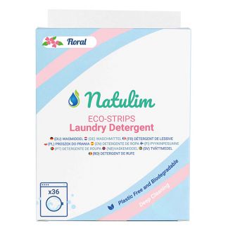 Detergente en Tiras Ecológico Floral Natulim - 36 lavados