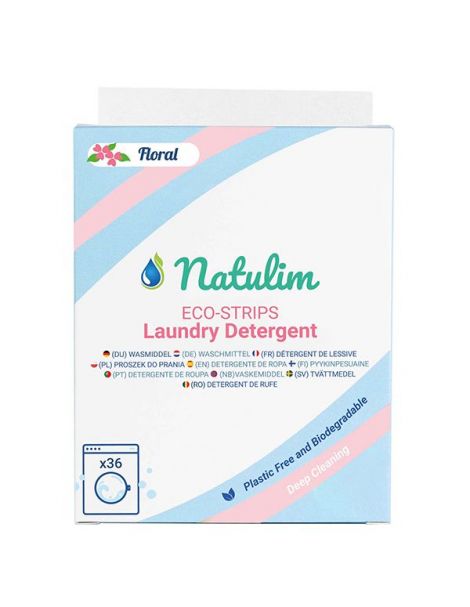 Eco-Tiras de Detergente 40 lavados Natulim