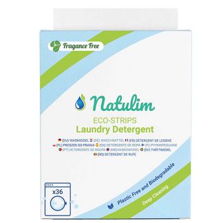Detergente en Tiras Ecológico Sin Fragancia Natulim - 36 lavados