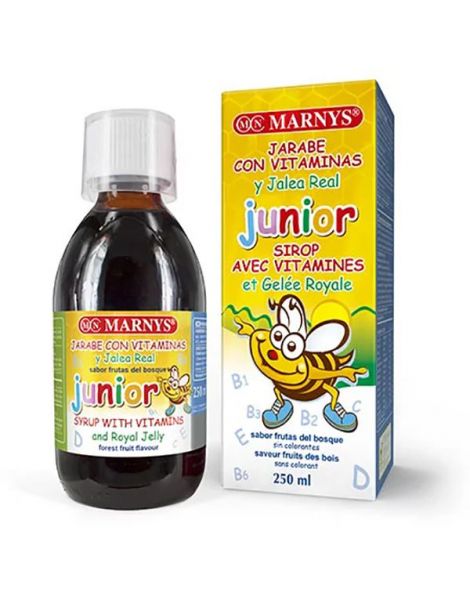 Jarabe Junior Multivitamínico con Jalea Real Marnys - 250 ml.