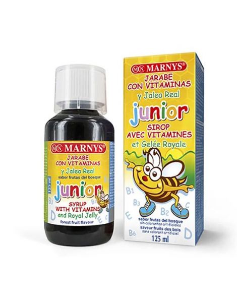 Jarabe Junior Multivitamínico con Jalea Real Marnys - 125 ml.