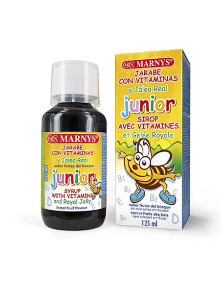 Jarabe Junior Multivitamínico con Jalea Real Marnys - 125 ml.