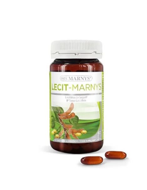 Lecit-Marnys Lecitina de Soja 1200 mg. Marnys - 60 perlas